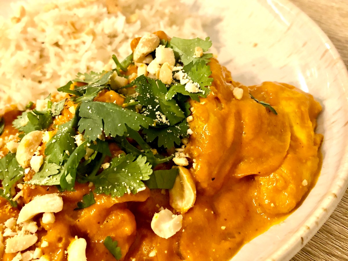 POULET CREMEUX AU BEURRE DE&nbsp;CACAHUETES